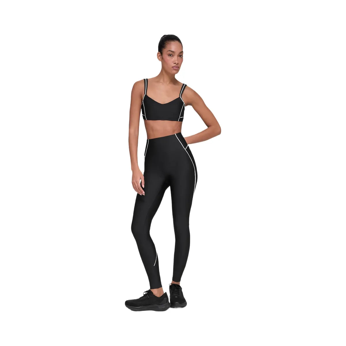 Alo Women's Airlift Haven Bra - Black/White