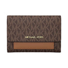 Michael Kors Jet Set Medium Signature Logo 2-in-1 Wallet Brown