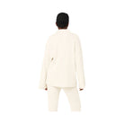 Alo Women's Cashmere Ribbed Winter Dream Mock Neck Coverup - Ivory