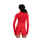 Alo Women's Airlift Winter Warm 1/4 Zip Long Sleeve - Bright Red