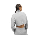 Alo Women's Cropped Serenity Coverup - Athletic Heather Grey