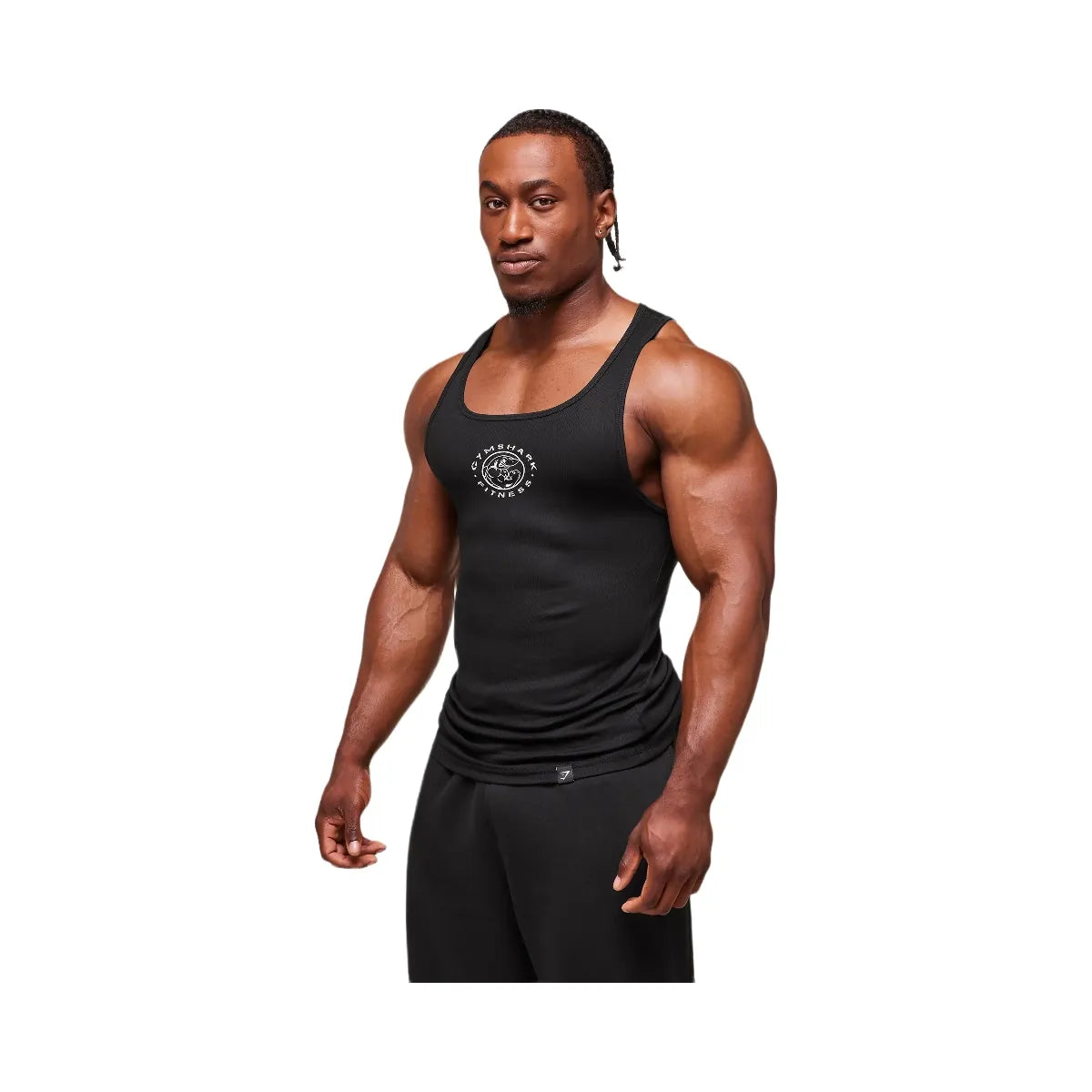 Gymshark Lifting Club Ribbed Tank - Black