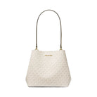 Michael Kors Pratt Medium Signature Logo Shoulder Bag Lt Crm Multi