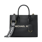 Michael Kors Mirella Small Pebbled Leather Convertible Crossbody Bag Black