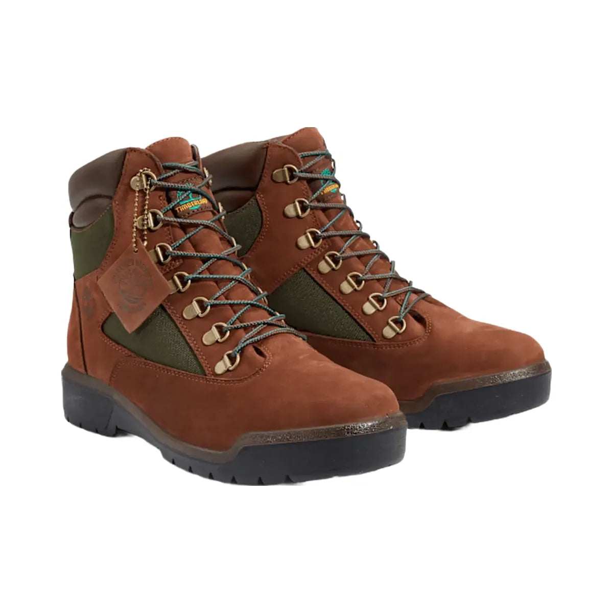 Timberland 6-Inch Waterproof Field Boot Dark Brown Nubuck Men'S
