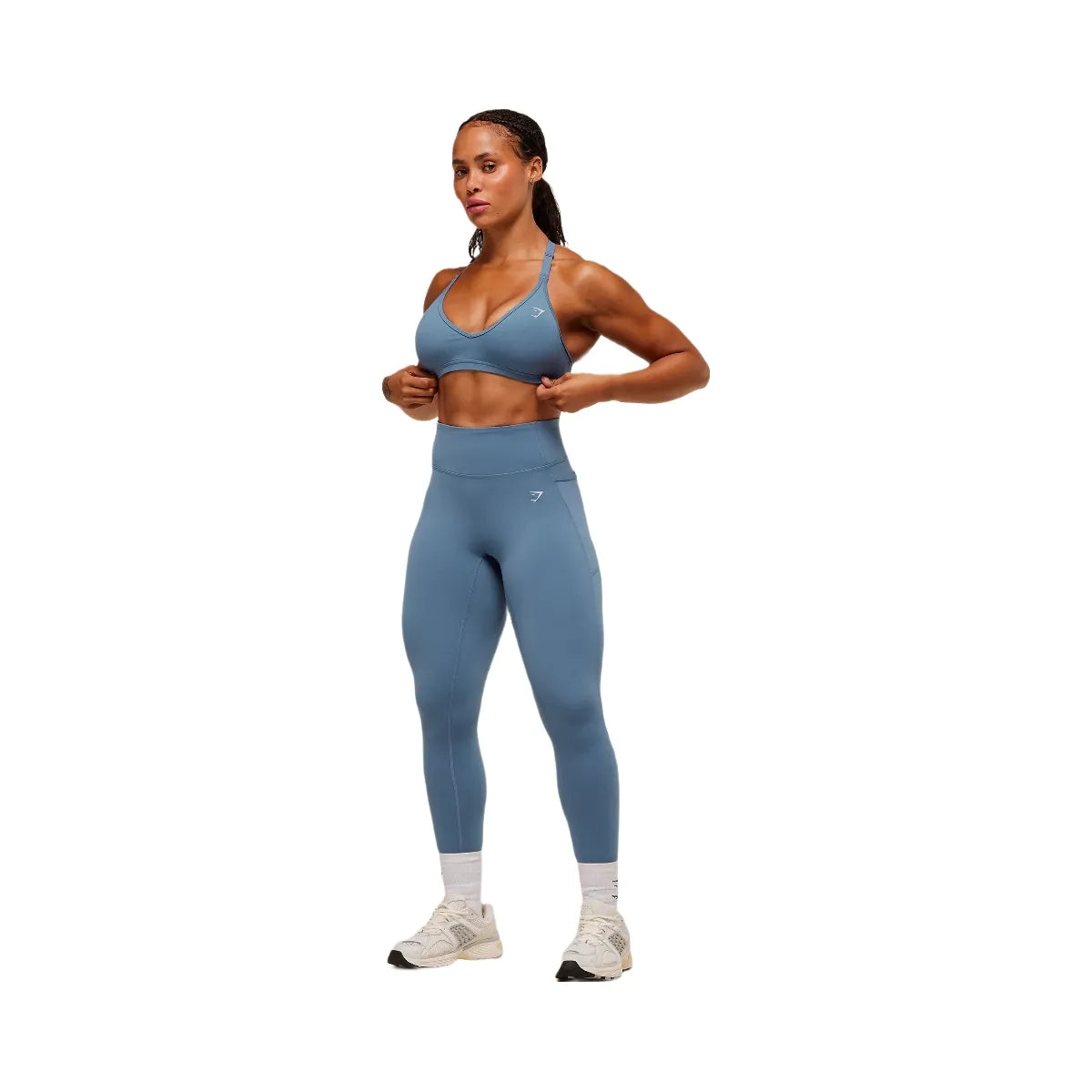 Gymshark Lifting Pocket Leggings - Worn Blue