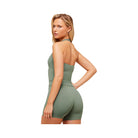 Gymshark Soft Sculpt Halterneck Tank With Shelf - Unit Green