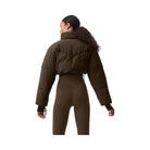 Alo Women's Main Act Corset Puffer - Espresso/Black