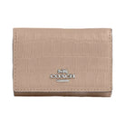 Coach Micro Wallet Novelty Leather-Silver-Stone