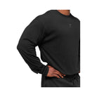 Gymshark Power Long Sleeve T-Shirt - Black/Asphalt Grey