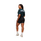 Gymshark Power Oversized T-Shirt - Deep Petrol Blue/Smoke Blue