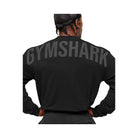 Gymshark Power Long Sleeve T-Shirt - Black/Asphalt Grey