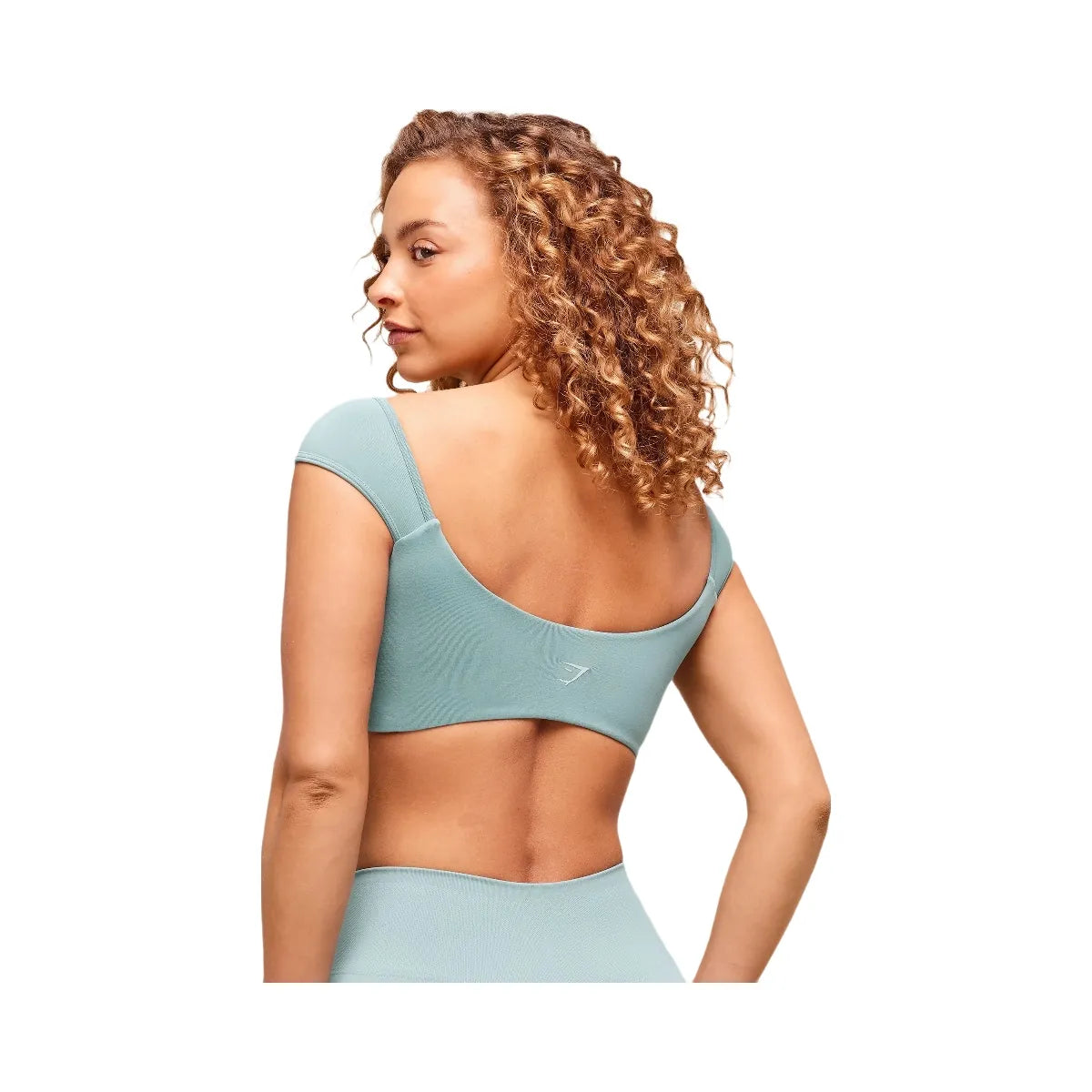 Gymshark Soft Sculpt Cap Sleeve Bralette - Rest Blue