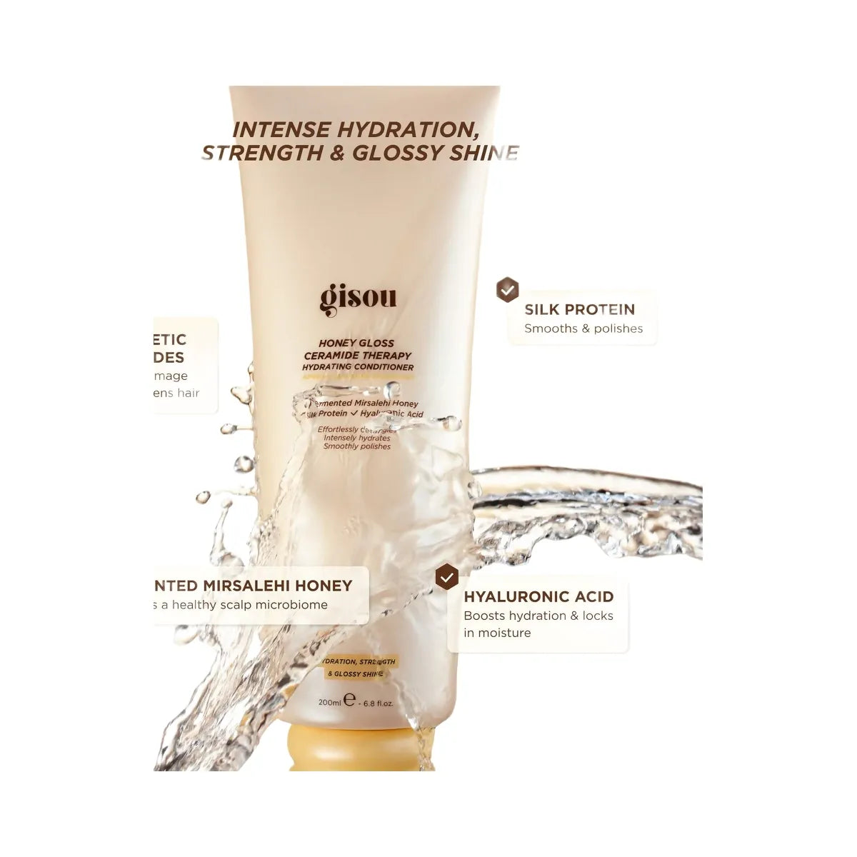 Gisou Honey Gloss Ceramide Therapy Hydrating Conditioner