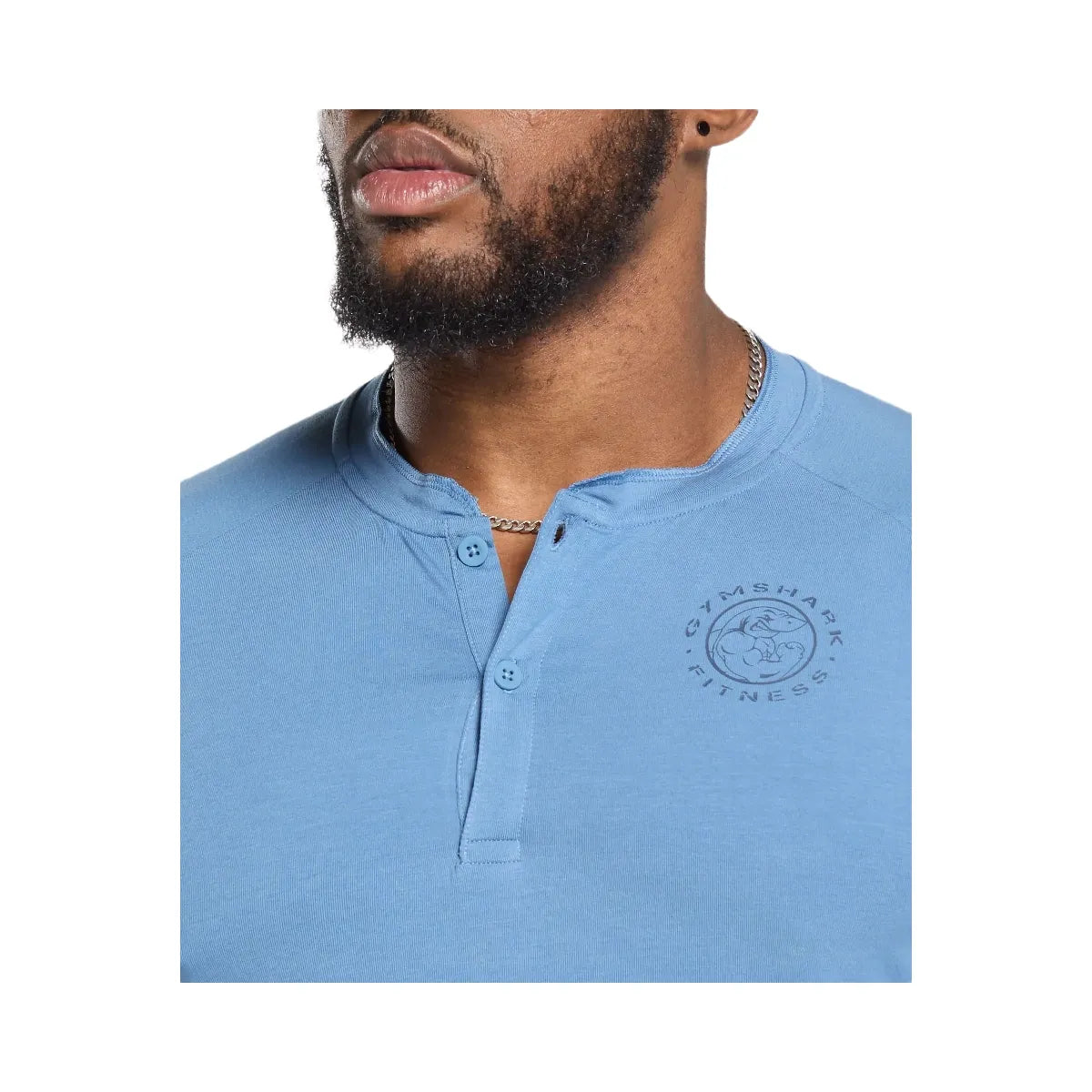 Gymshark Legacy Henley - Classic Blue