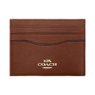 Coach Slim Id Card Case Calf Leather-Im-Sable