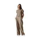 Alo Women's High-Waist Pursuit Trouser (Regular) - Gravel