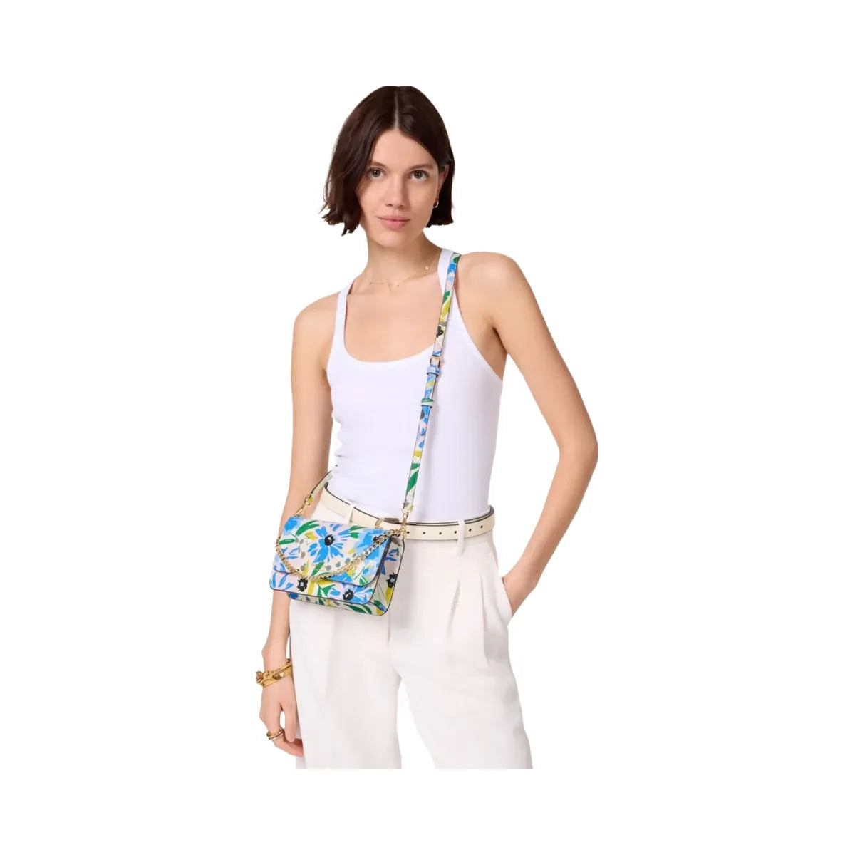 Kate Spade Madison Floral Willow Mini Crossbody Cream Multi