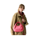 Kate Spade Carter Nylon Small Pleated Crossbody Rose Oil