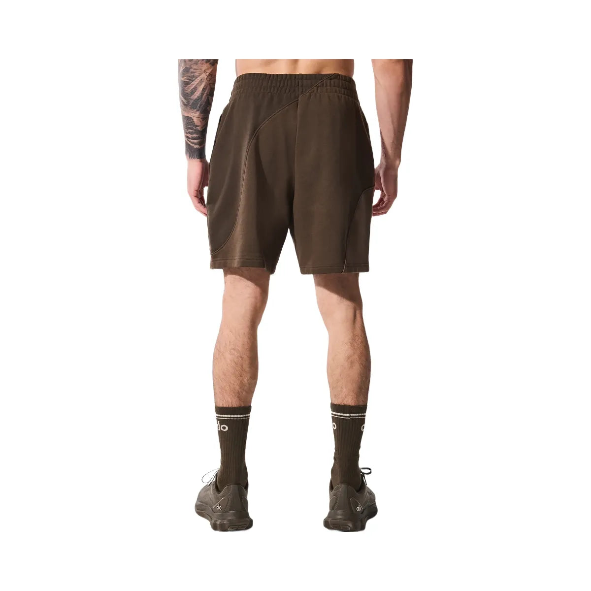 Alo Men's 7" Make Waves Short - Espresso Tonal
