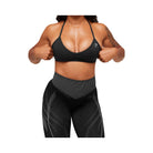 Gymshark x Analis Seamless Leggings - Black/Silver Grey