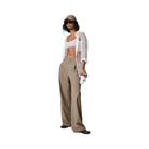 Alo Women's High-Waist Pursuit Trouser (Long) - Gravel