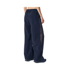 Alo Women's High-Waist Origin Wide Leg Track Pant - Navy/Black