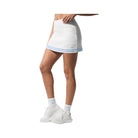 Alo Women's Tennis Club Sweater Knit Skirt - White/Seashell Blue