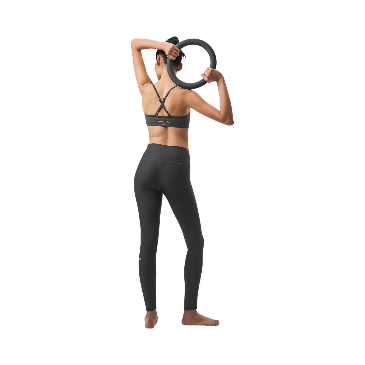 Alo Women's 7/8 High-Waist Airlift Legging - Anthracite