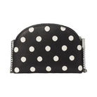 Kate Spade Morgan Sunshine Dot Double zip Dome Crossbody Black Multi