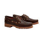 Timberland Authentic 3-Eye Lug Handsewn Boat Shoe Brown Men'S