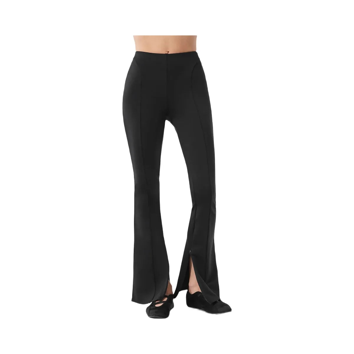 Alo Women's High-Waist Zip It Flare Legging - Black