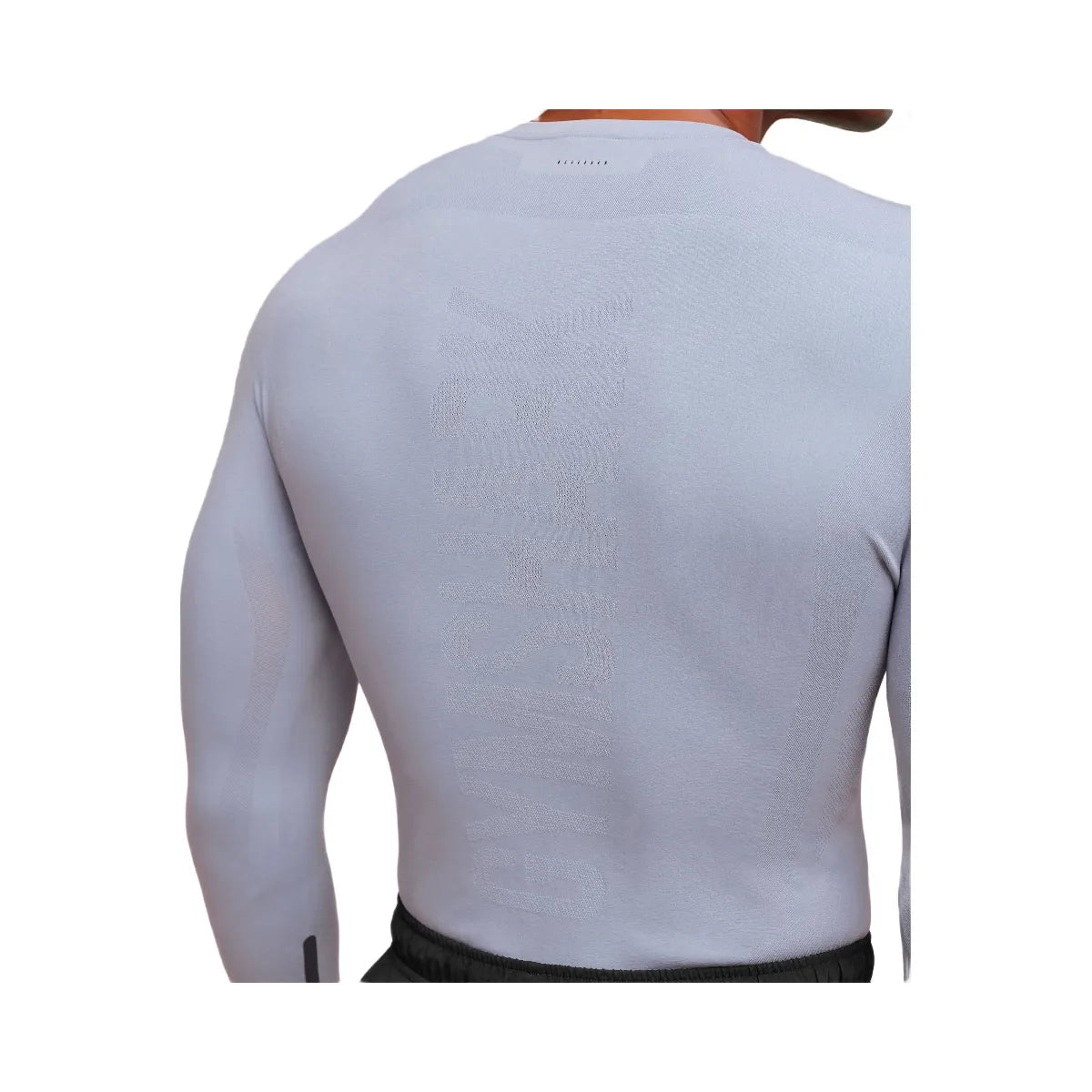 Gymshark everywear Warp Knit LS T-Shirt - Pale Blue