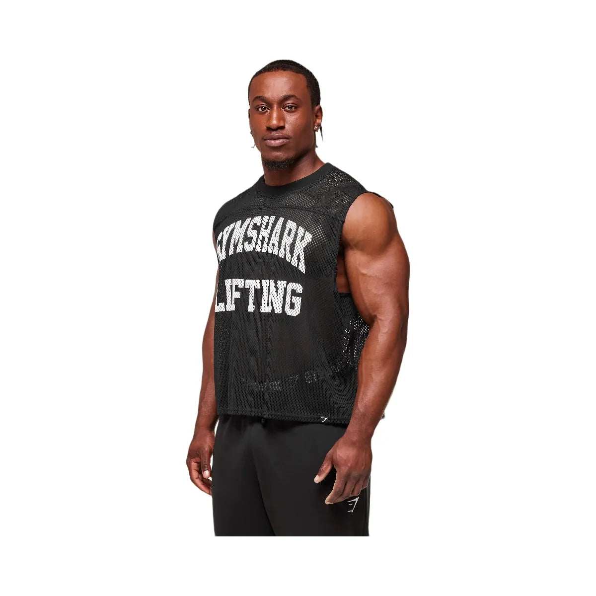 Gymshark Mesh Oversized Tank - Black