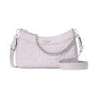 Kate Spade Flower Quilted Fabric Convertible Crossbody Pale Amethyst