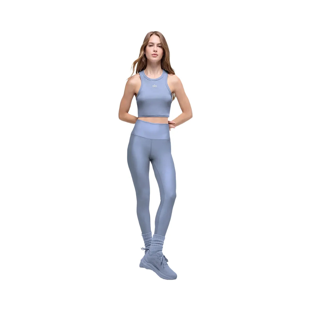 Alo Women's High-Waist Airlift Legging - Winter Frost