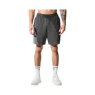 Alo Men's 7" Make Waves Short - Dark Heather Grey Tonal