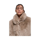 Alo Women's Opulent Faux Fur Cropped Jacket - Oat