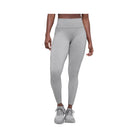 Alo Women's Seamless High-Waist Two Tone Rib Legging - Light Misty Grey Heather