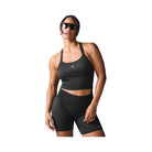 Alo Women's Seamless Ribbed Favorite Bra Tank - Black