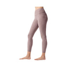 Alo Women's Alosoft High-Waist 7/8 Highlight Legging - Dark Pink Quartz Heather