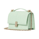 Kate Spade Deco Quilted Mini Flap Chain Crossbody Pistachio Ice