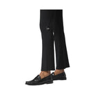 Alo Women's Denim Knit High-Waist Flare Pant - Black/Anthracite