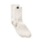 Alo Unisex Half-Crew Scrunch Sock - Ivory