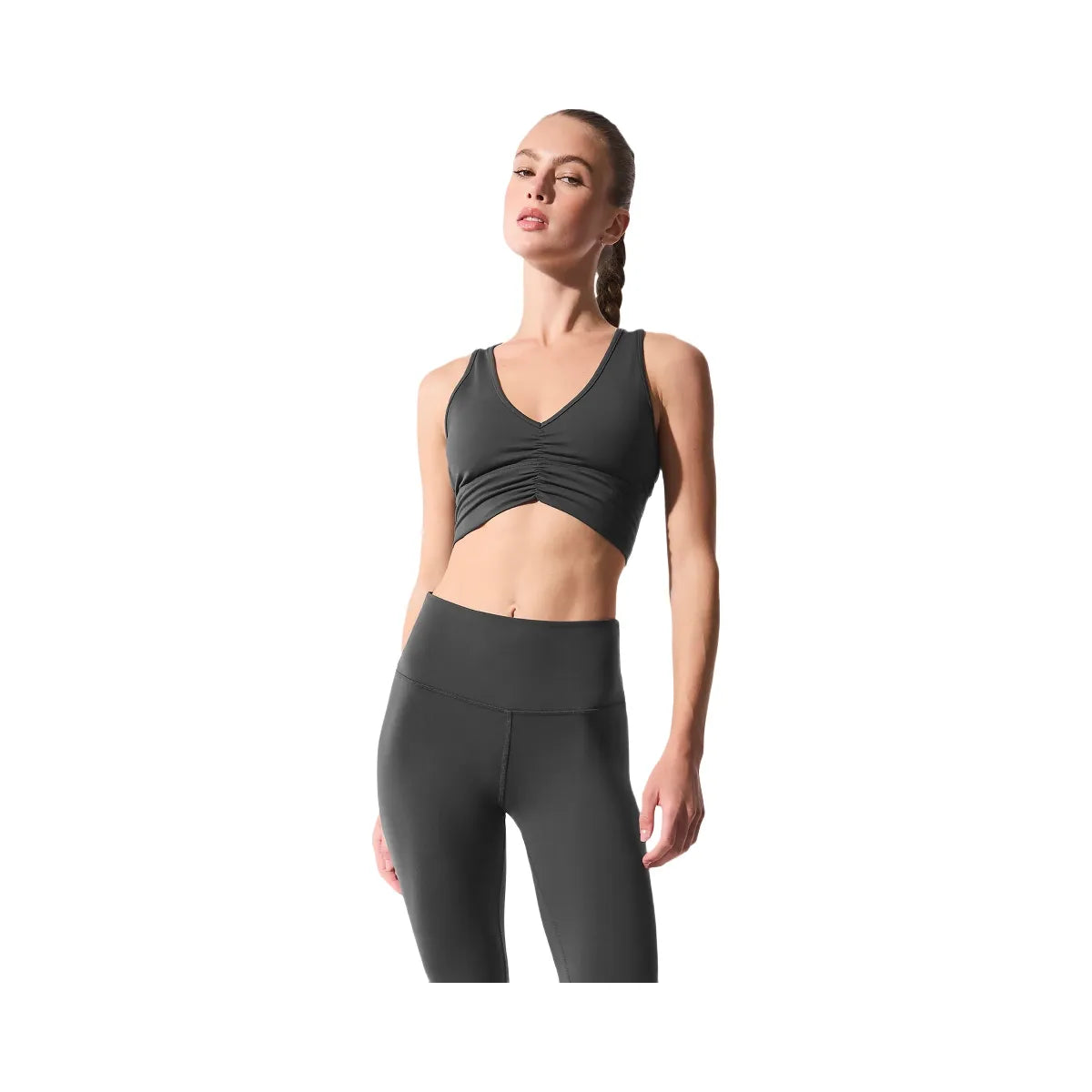 Alo Women's Wild Thing Bra - Anthracite