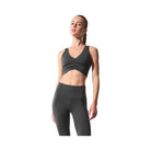 Alo Women's Wild Thing Bra - Anthracite