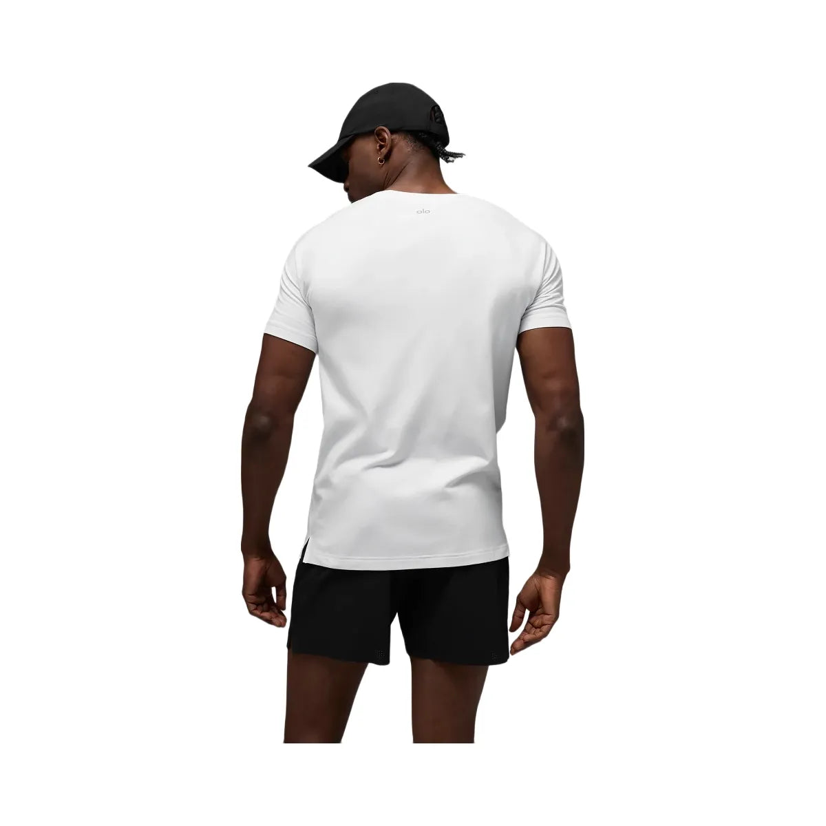 Alo Men's ALO Vapor Crewneck Short Sleeve - White