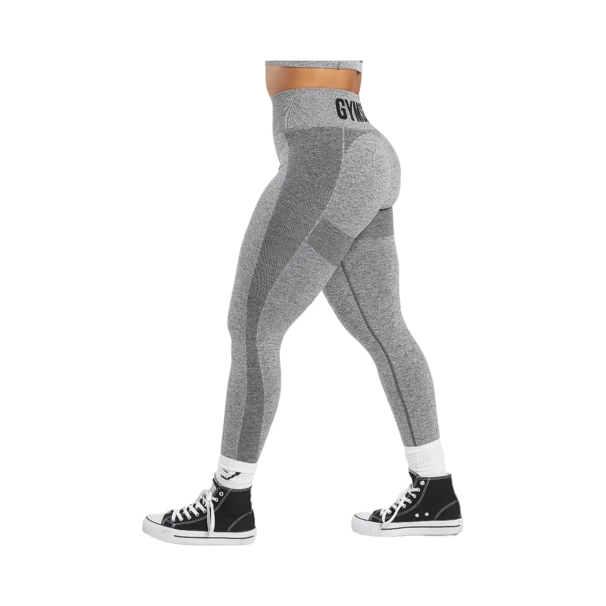 Gymshark Flex High Waisted Leggings - Charcoal Marl