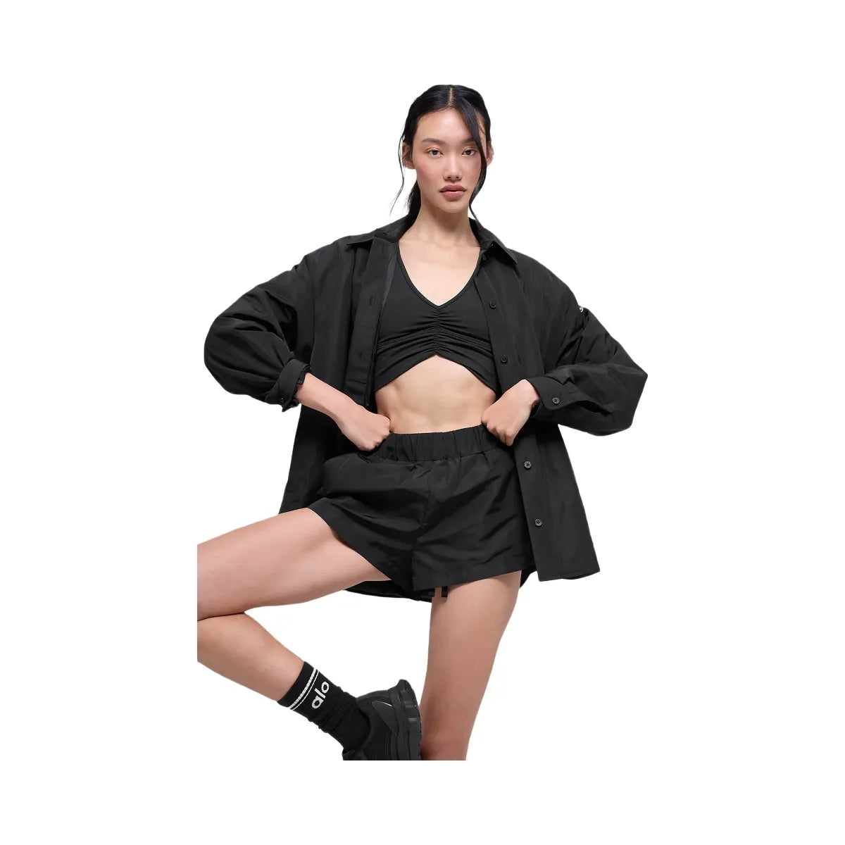 Alo Women's High-Waist Socialite Short - Black