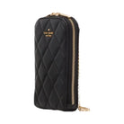 Kate Spade Carey Quilted North South Phone Crossbody Black
